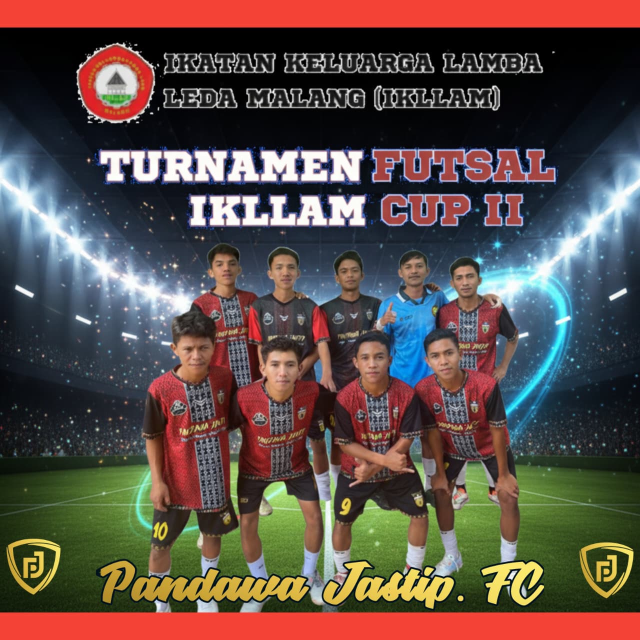 Pandawa Jastip Meriahkan Turnamen Futsal Mahasiswa Flores di Malang